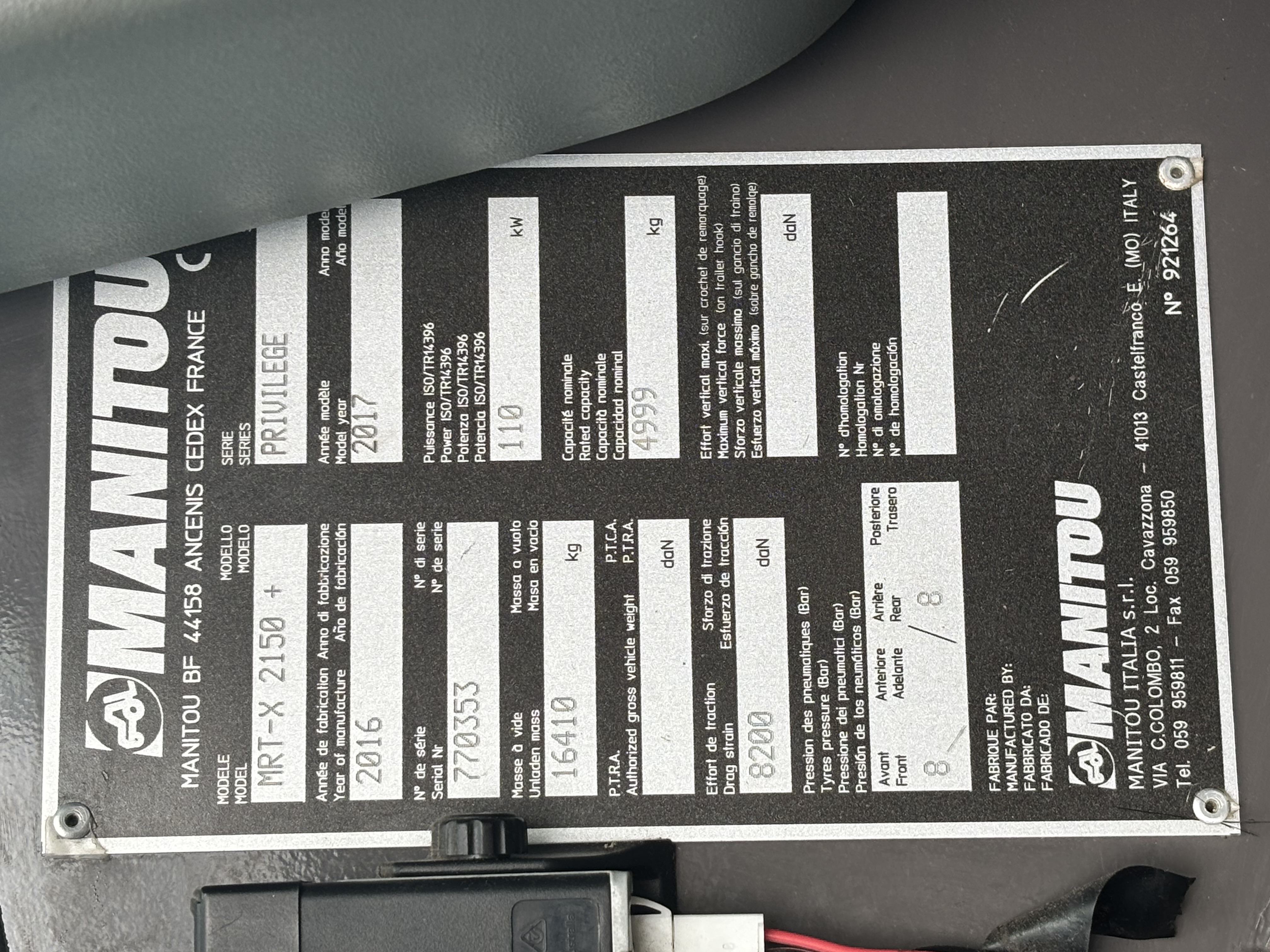 Used MRT-X2150 + Privilege