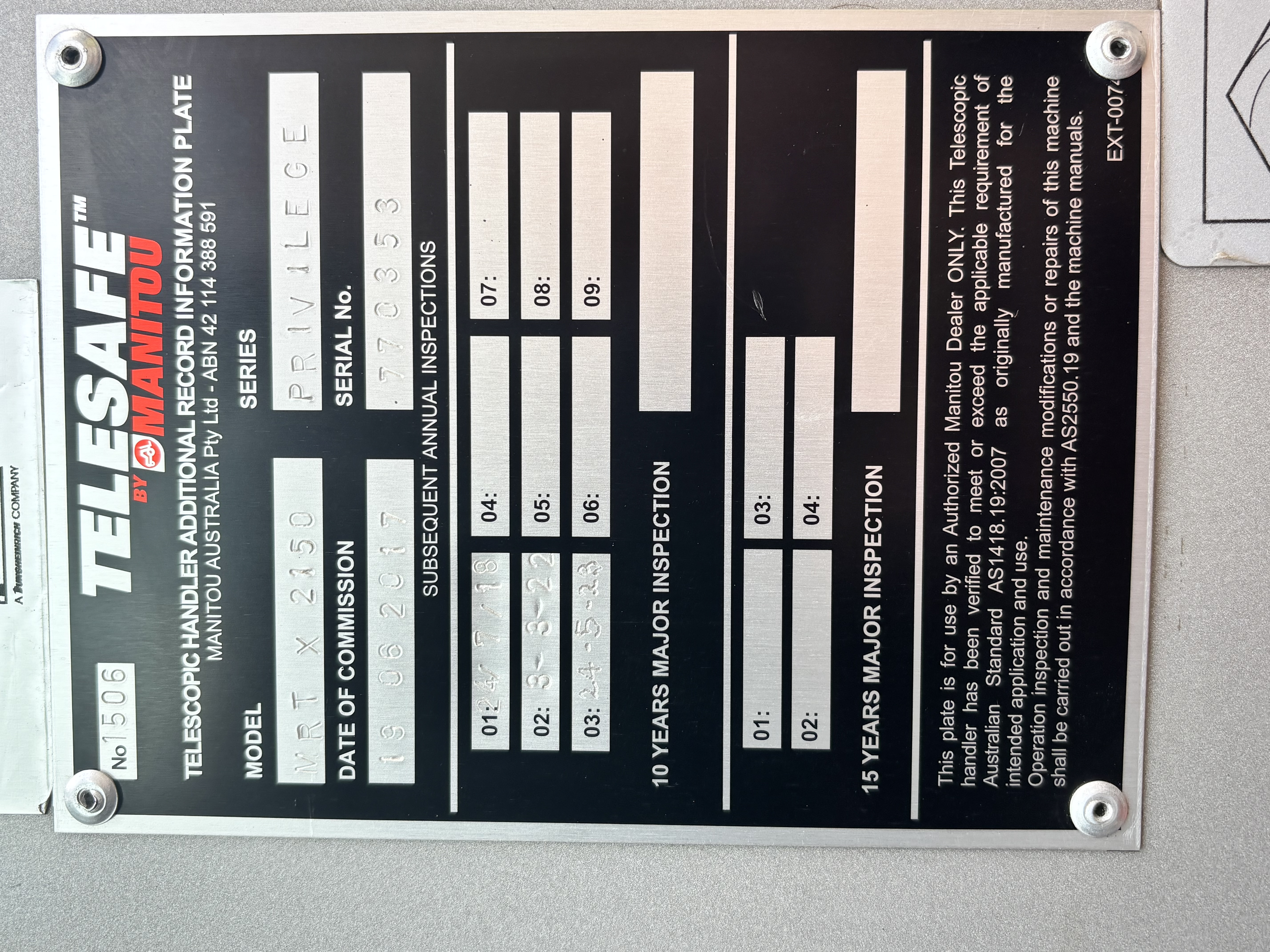 Used MRT-X2150 + Privilege image 2