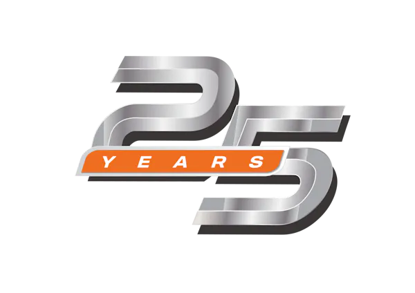 AboutUs All Lift Forklifts_25 Years Lifting Together logo-White